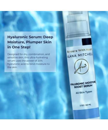 Alana Mitchell Hyaluronic Acid Serum - Anti-Aging Hydrating Face Serum for Wrinkles & Fine Lines - Moisture Boost for Sensitive & Dry Skin (2 oz - Buy Online on GoSupps.com