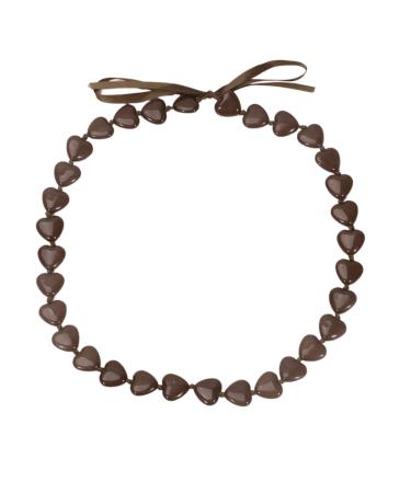ORALGOS unique pearl-closing necklace widespread brown pearl wreath leis tender pearl necklace trailer for closing ceremony