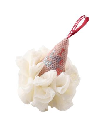 Minkissy Mens Body Wash Kids Body Wash Cute Ice Cream Bath Sponge Shower Soft Large Loofah Sponge Polyester Body Scrubber Exfoliating Bath Sponges for Bath Shower White Mens Body Wash Kids Body Wash Rice White