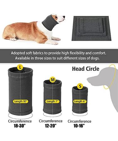 Vokiuler Quiet Ears: Dog & Cat Hoodies for Noise Block & Anxiety Relief - Medium Gray - Buy Online on GoSupps.com