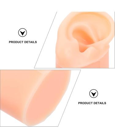 Exceart Silicone Ear Model - Acupuncture Simulation & Piercing Practice Tool - Food Grade Medical Quality - Buy Online on GoSupps.com