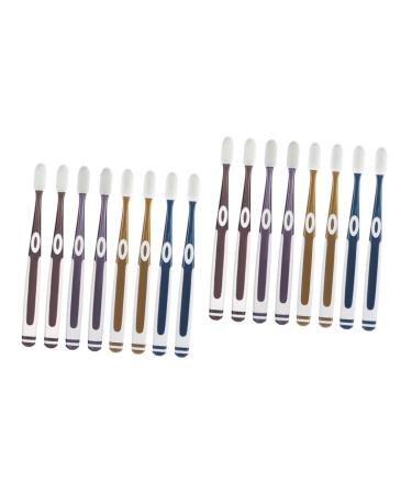Tovinanna 16 StK nano toothbrush sensitive teeth toothbrush baby toothbrush toothbrushes tooth hygiene travel toothbrush teeth delivers toothbrush with silicone bristles clean japan travel tpu