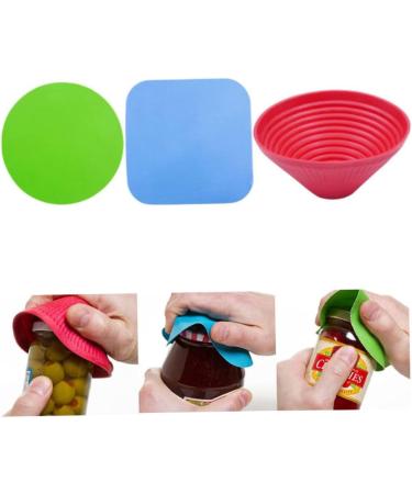 Rubber Jar Opener Multi Purpose Can Grip Pads Reusable Bottle Lid Openers 3PCS Barware - Buy Online on GoSupps.com