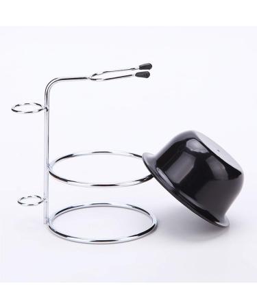 Color Set Beard Bowl Stand for Men | Grooming Manual Shaving Brush - One Size - Black - Buy Online on GoSupps.com