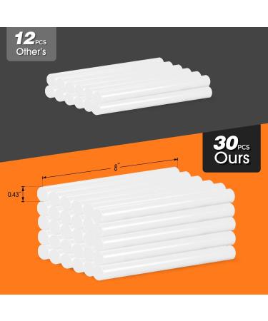 100 Watt Hot Glue Gun Kit with 30 Sticks - Full Size Green Glue Gun Set - Buy Online on GoSupps.com