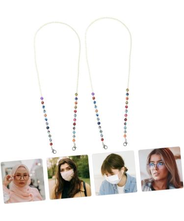 Minkissy Anti-Drop Chain Glasses Holder for Men - Mask & Glasses Strap - Secure Your Glasses & Masks with Style - Buy Online on GoSupps.com