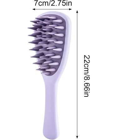 WOBBLO Shampoo Brush for Scalp Massager Scalp Massager | Long Handle Scalp Massager - Hair Purifier Scalp Exfoliator for Growth - Buy Online on GoSupps.com