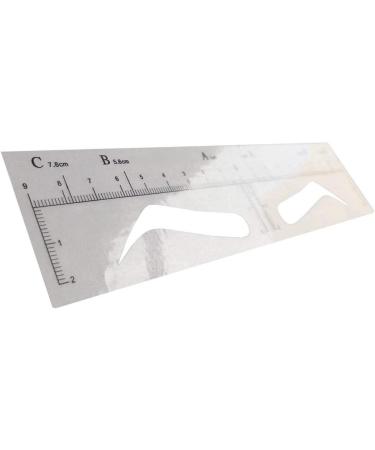 YIZHUO Brow Stamp Tool | Eyebrow Ruler Sticker & Microblading Stencils | 50Pcs Different Shapes | Permanent Makeup Measure Tool - Buy Online on GoSupps.com