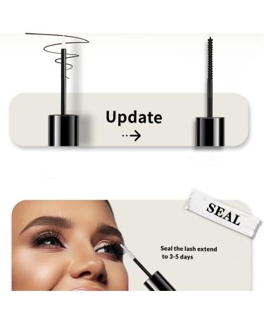 Lash Bond and Seal Individual Lash Glue for Clusters - Strong Hold Adhesive for DIY Eyelash Extensions - Waterproof Formula - 48-72 Hours Wear - Buy Online on GoSupps.com