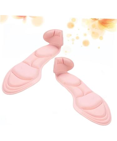 FRCOLOR Back Heel Cushion Pads - 2 Pairs High Heel Inserts & Insoles for Comfort - Pink Medium Size - Buy Online on GoSupps.com
