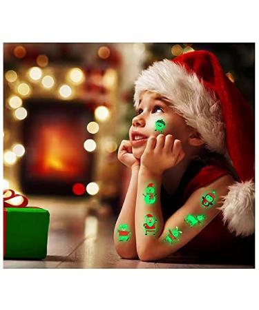 120 Glow in the Dark Waterproof Cartoon Stickers for Laptop & Kids - Luminous Temporary Tattoos, Perfect Party Decorations & Favors for Boys & Girls - Christmas Gift Idea - Buy Online on GoSupps.com