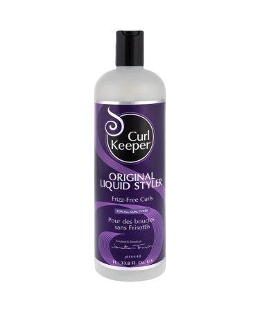 Curl Keeper Original: Total Control in All Weather Conditions for Well Defined  Frizz-Free Curls with No Product Build Up 33.8 oz