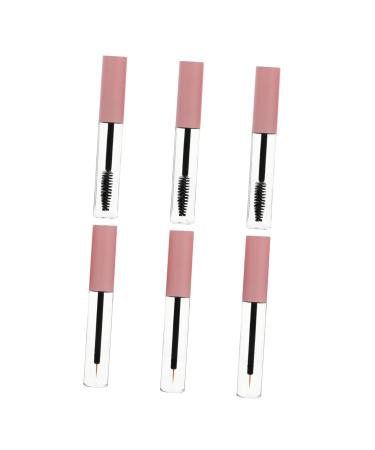 Angoily 6pcs Eyeliner Stick Lip Oil Lip Gloss Tubes Castor Oil for Eyelashes Refill Shadow Tip Pink The Pet 1 g (Pack of 1) Pink