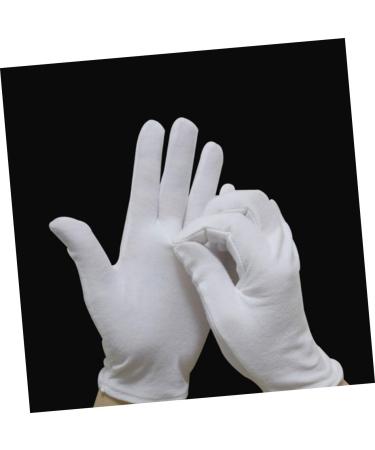 Mikinona 12 Pairs Moisturizing Gloves Work Gloves Moisturizing Overnight Gloves Working Gloves Cotton White - Buy Online on GoSupps.com