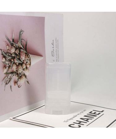 10 PCS 15g Clear Oval Lip Balm & Deodorant Containers - Travel Size Twist Up Hair Wax & Lipstick Tube Set - Buy Online on GoSupps.com