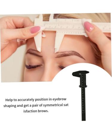R gle de pochoir sourcils outil de mesure r gle sourcils r glable avec pied coulisse coulissant guide mise en forme des professionnel pour pochoir maquillage et tatouag - Buy Online on GoSupps.com