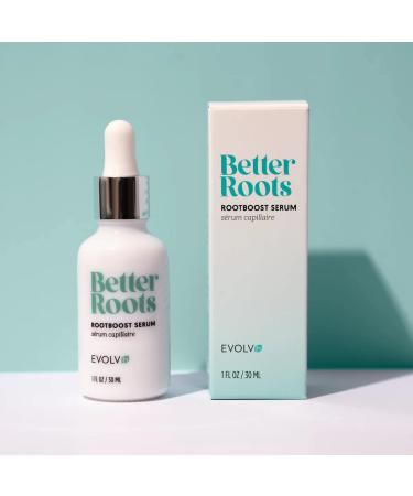EVOLVh Better Roots RootBoost Serum - Natural Scalp Wellness + Hair Regrowth | Vegan, Non-Toxic, Clean Hair Care (1 fl oz | 30 ml) - Buy Online on GoSupps.com