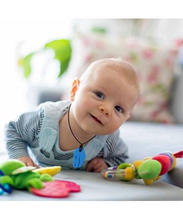 5-Piece Dinosaur Skull Chewing Necklace Set | Food-Grade Silicone Teething Toys for Autism & ADHD | Sensory Biting Tools for Babies - Buy Online on GoSupps.com