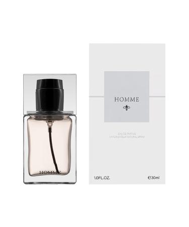 Men's Perfume Energetic Hypoallergenic Eau De Parfum Captivating Hair Mist Suitable for Travel Size Presents for Men 5.5x3.5x9cm Clear