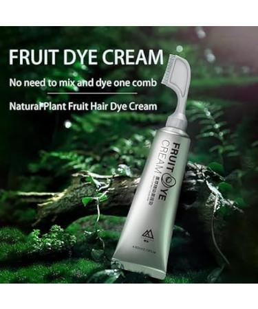 Shop Black Fruit Hair Dye - Natural Chestnut Brown Unisex Dyeing Cream with Comb for Effortless DIY Color - International Shipping Available - Buy Online on GoSupps.com