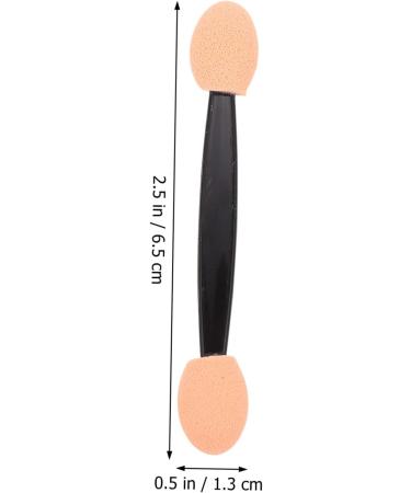 HAPINARY 200 Pcs Double Ended Makeup Brush Emulsion Tipped Oval Makeup Tool Makeup Sponges Plastic - Buy Online on GoSupps.com