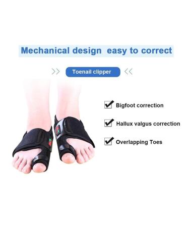 Toe Straightener for Bunions - Adjustable Hallux Valgus Bunion Corrector for Men & Women | Day & Night Support - Buy Online on GoSupps.com