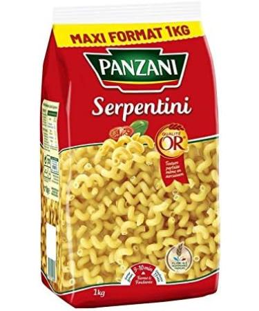  Epicerie sal e PANZANI - Serpentini Fancy Pasta 1kg - Pack of 2 - Buy Online on GoSupps.com