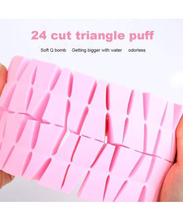 48 Make-Up Sponges Small Wedge-Shaped Smooth Application Beauty Sponge Latex-Free for Liquid s Halloween Costume Festival Make-Up. - Buy Online on GoSupps.com
