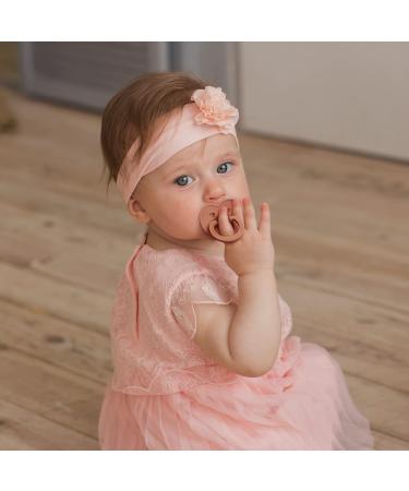 Fromise Silicone Baby Pacifier Smile | BPA-Free | Made in Korea | 6-18 Month Snow/Hazelnuts 4-Pack - Buy Online on GoSupps.com