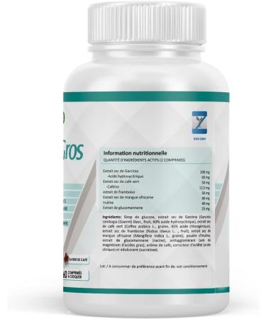 TermoGras | Weight Loss Fat Burn Appetite Reliever | Garcinia Cambogia + Glucomannan + Raspberry Ketones + African Mango + Green Coffee | Powerful Thermogenic | 60 Tablets - Buy Online on GoSupps.com