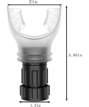 Adjustable Breathing Trainer - Enhance Fitness with Variable Settings for Oral & Muscular Exercise (White - Buy Online on GoSupps.com