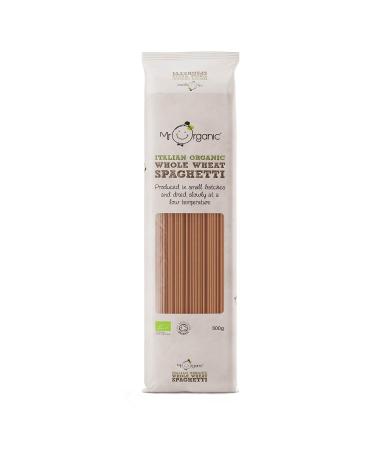 Mr Organic - Organic Whole Wheat Spaghetti 500g - Non GMO & Preservative Free - Vegan - Made in Italy Whole Wheat Spaghetti 500 g (Pack of 1) - Buy Online on GoSupps.com