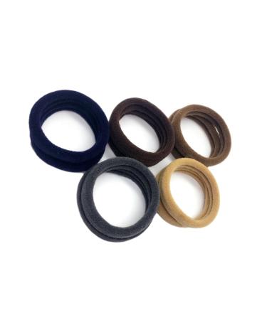 minkissy Hair Ties Elastic Hair Bands Hair Rope Headband Ponytail Hair Ring Fabric No Hair Damage