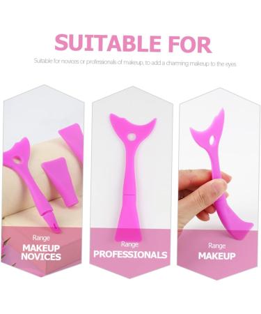 Healeved 2pcs Eyeliner Baffle Mascara Shield Tool Make-up Shield Supplies Eyelashes Applicator Tool Silicone Eyeliner Shield Women Eyeliner Stencils Lash Applicator Mascara Make up - Buy Online on GoSupps.com