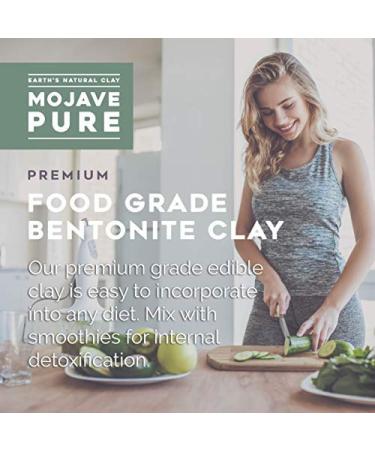 Earth's Natural Clay Calcium Bentonite Clay Powder 13oz - Pharmaceutical Grade Montmorillonite for Internal & External Use - Buy Online on GoSupps.com