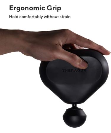 Theragun Mini - Compact Handheld Electric Massage Gun for Athletes On The Go - Portable Percussion Massager with QuietForce Technology - 4th Gen - Black - Buy Online on GoSupps.com