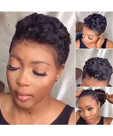 Frdun Short Curly Wigs - 2021 Brazilian Straight 360 Lace Bob for Women | Heat Resistant Fiber - Buy Online on GoSupps.com