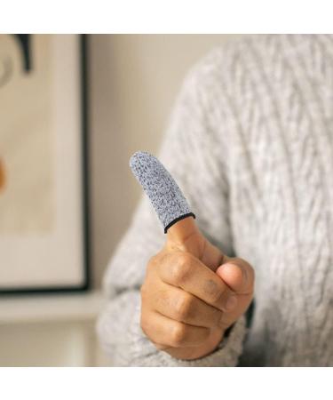 8 Pairs Cut Resistant Gloves & Finger Sleeve Protectors | Breathable Puncture Resistant Thumb Guards for Quilting & Work Accessories - Buy Online on GoSupps.com