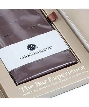  CHOCOLISSIMO Tanzanian dark chocolate bar 75% cocoa | Gift idea | Perfect for sharing | Men | Women | Couples | Valentine's Day | 80g - Buy Online on GoSupps.com