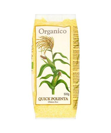 Organico Organic Gluten Free Quick Polenta (Corn Meal) - 500g (1.1lbs)