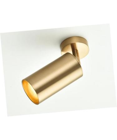 Ciieeo Spotlight Uplight Ceiling Lighting Spot Lights Adjustable Ceiling Light Track Light Clothing Golden 16*6cm - Buy Online on GoSupps.com