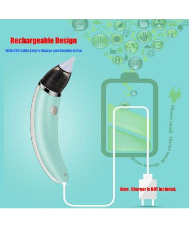 Ravifun Electric Baby Nasal Aspirator - USB Rechargeable, 5 Suction Levels for Newborns & Toddlers - Buy Online on GoSupps.com