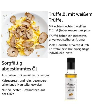 Premium White Truffle Oil - 250ml | Extra Virgin Olive Oil for Sauces | Vegan & Gluten-Free - Buy Online on GoSupps.com