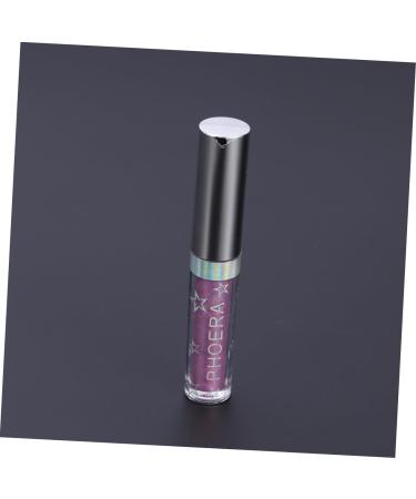 Beavorty Purple Eyeliner 2pcs color eyeliner metallic eyeliner Glitter eyeshadow glow eye powder eye shadow pigment liquid 1 count (Pack of 1) Picture 10x2pcs - Buy Online on GoSupps.com