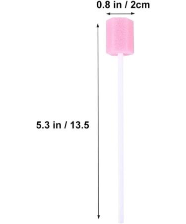 Healifty 100PCS Disposable Pink Dental Swabs - Oral Sponge for Tooth Cleaning - Ideal for Clinic and Hospital - Buy Online on GoSupps.com