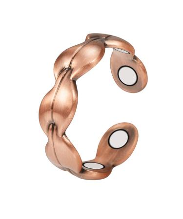 EnerMagiX Pure Copper Magnetic Rings for Women Magnetic Rings Birthday Rings Gift for Mom Wife Daughter Women s Day Gift(CPR-0938) - Buy Online on GoSupps.com