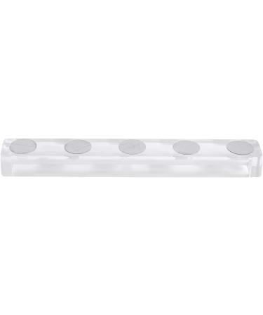 Peowuieu New Magnetic Acrylic Manicure Tools Nail Practice Hand Nail Exercises Pedestal Nail Supplies Nail Tips Display Stand Silver - Buy Online on GoSupps.com