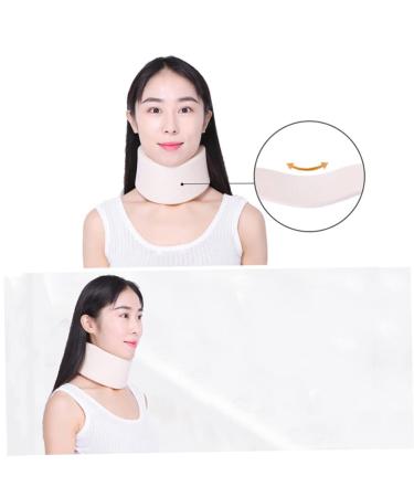 Cervicorrect Neck Brace Cervical Collar Neck Support Brace Soft Foam White Adjustable for Neck Pain Relief (M 49x9cm) Gray - Buy Online on GoSupps.com