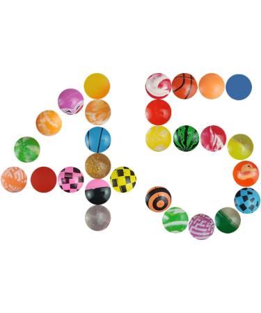 Flummis 40PCs 30mm Rubber Balls for Kids - Ideal Souvenir & Birthday Party Favor (Random Colors) - Buy Online on GoSupps.com