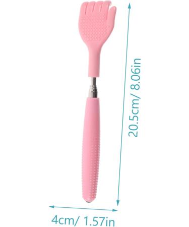 Minkissy Retractable Back Scratcher - Oversized Long Handle Pink Body Massager | Durable 20.5x4cm Claw Tool - Perfect Gift for Adults - Buy Online on GoSupps.com